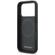 7. Etui Mercedes Plain Smooth Leather MagSafe do iPhone 17 Pro - czarne