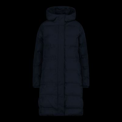 10. Płaszcz na zimę z kapturem damski CMP kurtka ocieplana wodoodporna czarna (34K0096/N950)