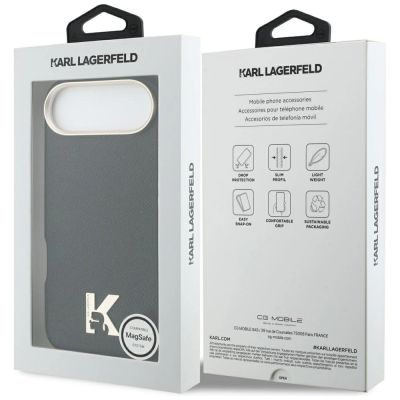 8. Etui Karl Lagerfeld Karl Head Logo MagSafe na iPhone Air - czarne
