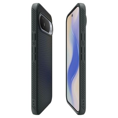 7. Etui Spigen Liquid Air Mag MagSafe na Google Pixel 10 Pro XL - zielone
