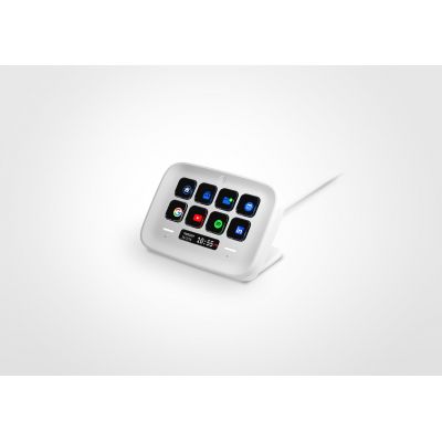 2. Kontroler zewnętrzny Elgato Stream Deck Neo, biały, 8 konfigurowalnych klawiszy