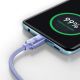 11. Kabel Baseus CAJY000705 USB-C - USB-C PD QC 100W 5A 480Mb/s 2m - fioletowy