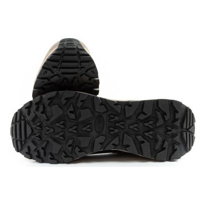 9. Lee Cooper buty sportowe męskie zimowe trekkingowe ocieplane za kostkę beżowe czarne