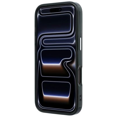 5. Etui Mercedes Ring Stand Iconic Logo MagSafe na iPhone 18 Pro / 17 Pro - burgundowe