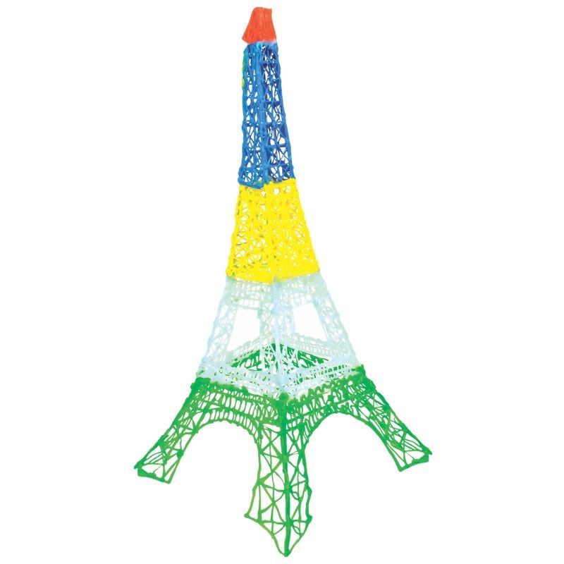 5. 3DOODLER START FILAMENT ECO 2.5MM, 250 SZTUK, 5 KOLORÓW (BIAŁ/MIĘT/ŻÓŁ/POM/RÓŻ), FIRE AND ICE, 3DS-ECO-MIX1-250