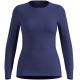 Bielizna termoaktywna z długim rękawem Odlo BL TOP crew neck l/s ACTIVE WARM roz. S Niebieska