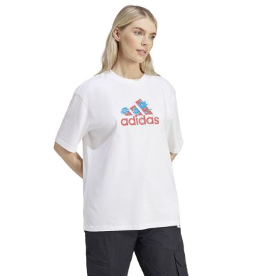 12. Koszulka damska adidas Flower Pack Badge of Sport biała IT1421