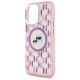 6. Etui Karl Lagerfeld IML Monogram Karl & Choupette Head MagSafe na iPhone 16 Pro - różowe