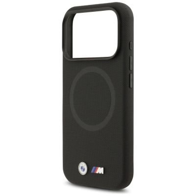6. Etui BMW M FW Metal Logo MagSafe na iPhone 17 Pro Max - czarne