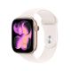 Zegarek Apple Watch Series 11 GPS 46mm aluminiowa koperta w kolorze różowego złota z paskiem sportowym w kolorze jasnego rumieńca - M/L