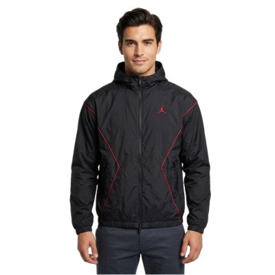 4. Kurtka męska Air Jordan Essentials Warm-Up Jacket Czarna- HF9333-011