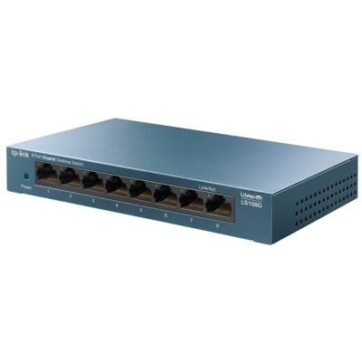 11. Switch TP-LINK TL-LS108G (8x 10/100/1000Mbps)