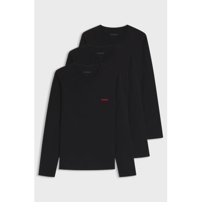 Zestaw koszulek męskich Hugo Bodywear LS-SHIRT NERO (50492631-001)
