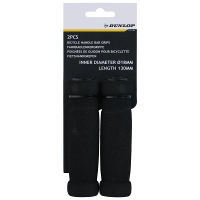 8. CHWYTY RĄCZKI GRIPY KIEROWNICY PROFILOWANE 128MM DUNLOP
