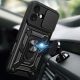 3. Etui Hybrid Armor Camshield na iPhone 17 pancerne z podstawką i osłoną aparatu - czarne