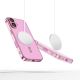 5. Etui Tech-Protect MagFlex MagSafena iPhone 16 - przezroczyste / różowe