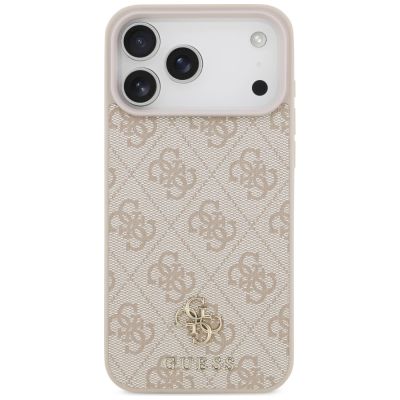 3. Etui Guess 4G Small Classic Logo MagSafe na iPhone 17 Pro Max / 18 Pro Max - różowe