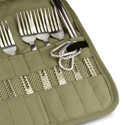 23. Sztućce turystyczne Offlander zestaw w etui OFF_CACC_27