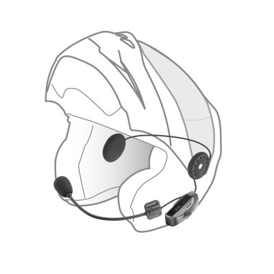 6. Interkom motocyklowy INTERPHONE U-COM 6R, komplet na 1 kask