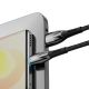 9. Baseus Glimmer Series kabel do szybkiego ładowania USB-A - USB-C 100W 480Mb/s 1m czarny