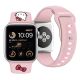 4. Pasek Hello Kitty Silicone Kitty Head na Apple Watch 38/40/41mm - różowy