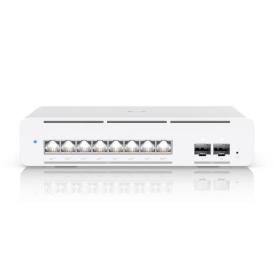 24. Switch UBIQUITI USW-PRO-XG-8-POE UniFi Pro XG 8 PoE Zarządzany L2/L3 10G Ethernet (100/1000/10000) Obsługa PoE Szary