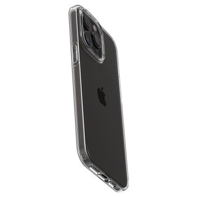 8. Etui Spigen Crystal Flex na iPhone 15 Pro - przezroczyste