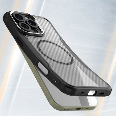 4. Etui silikonowe Leading Series MagSafe do iPhone 16 Pro - czarne