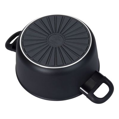 7. BALLARINI 75002-921-0 garnek Okrągły Czarny