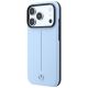 2. Etui Mercedes Leather Semi Wrap Iconic Line MagSafe do iPhone 18 Pro Max / 17 Pro Max - niebieske