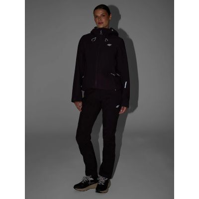 4. Spodnie trekkingowe softshell wiatroodporne membrana 10000 damskie 4F 4FRAW26TFTRF1608-80S