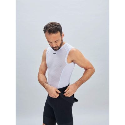 2. Koszulka rowerowa POC ESSENTIAL LAYER Vest - biały