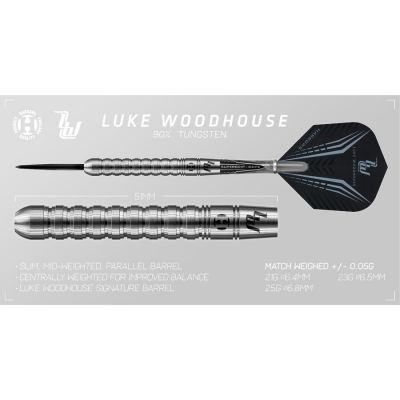 14. Rzutki Harrows Luke Woodhouse 90% Steeltip