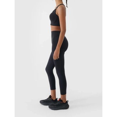 12. Legginsy 7/8 z wysokim stanem i wykończeniem szybkoschnącym damskie 4F 4FWAW26TFTIF489-20S