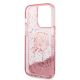 7. Etui Karl Lagerfeld Glitter Karl's Head na iPhone 14 Pro Max - różowe