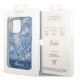 8. Etui Guess Porcelain Collection na iPhone 14 Pro Max - niebieskie