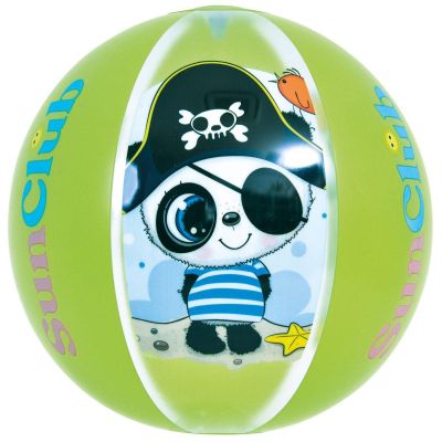 7. PIŁKA PLAŻOWA DMUCHANA PANDA 40CM 53014 ZIELONY
