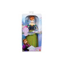 Disney Frozen Śpiewająca lalka księżniczka Anna Kraina Lodu JDX53 MATTEL