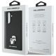 7. Etui Karl Lagerfeld Saffiano w/ K&C Metal Logo na Samsung Galaxy A56 - czarne