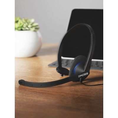 2. Koss Słuchawki CS200 USB Przewodowy Mikrofon Nauszny Czarny