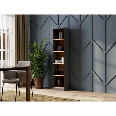 3. Regał R40 40x30xH181 antracyt/artisan