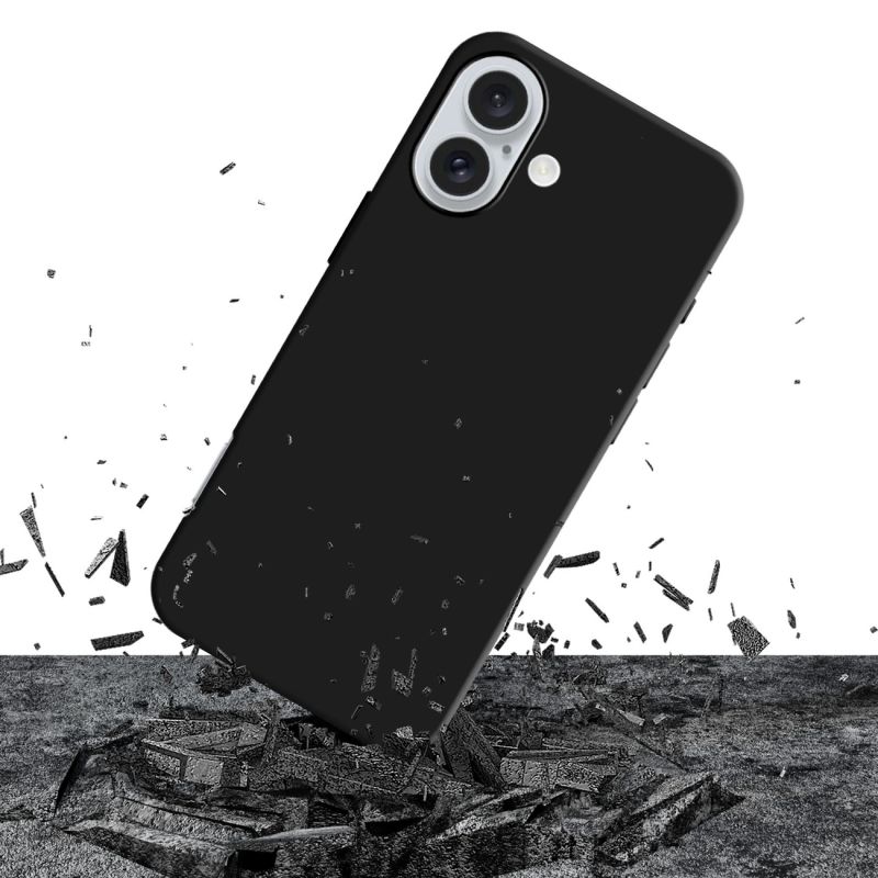 4. Etui 3mk Matt Case Pro na Apple iPhone 16 Plus - czarne