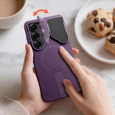 5. Etui Tech-Protect Kevlar Aura MagSafe na Samsung Galaxy S26 Ultra - fioletowe