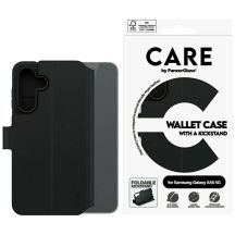 Etui CARE by PanzerGlass Feature Wallet Kickstand na Samsung Galaxy A56 5G - czarne