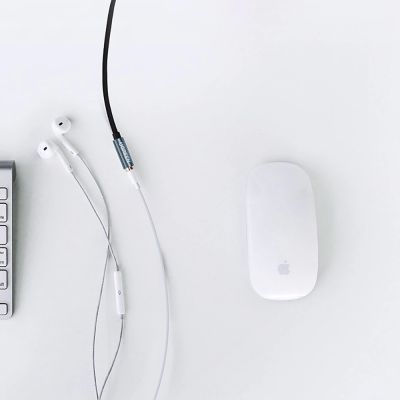 10. Ugreen adapter przejściówka mini jack 3,5mm 0,5m niebieski (AV118)
