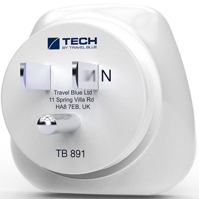 2. TRAVEL BLUE PRZEJŚCIÓWKA ADAPTER SHUCKO -> USA