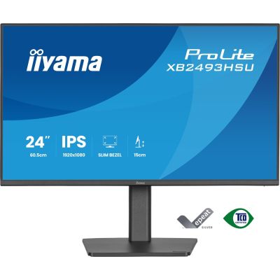 2. iiyama ProLite XB2493HSU-B1 monitor komputerowy 60,5 cm (23.8") 1920 x 1080 px Full HD LED Czarny