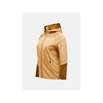 2. Bluza PEAK PERFORMANCE W Rider Essentials Zip Hood brązowy