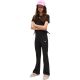 5. Legginsy dla dzieci Puma Ess High-Waist Flared czarne 694653 01
