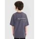 2. T-shirt oversize z nadrukiem chłopięcy 4F 4FJWSS25TTSHM1879-22S